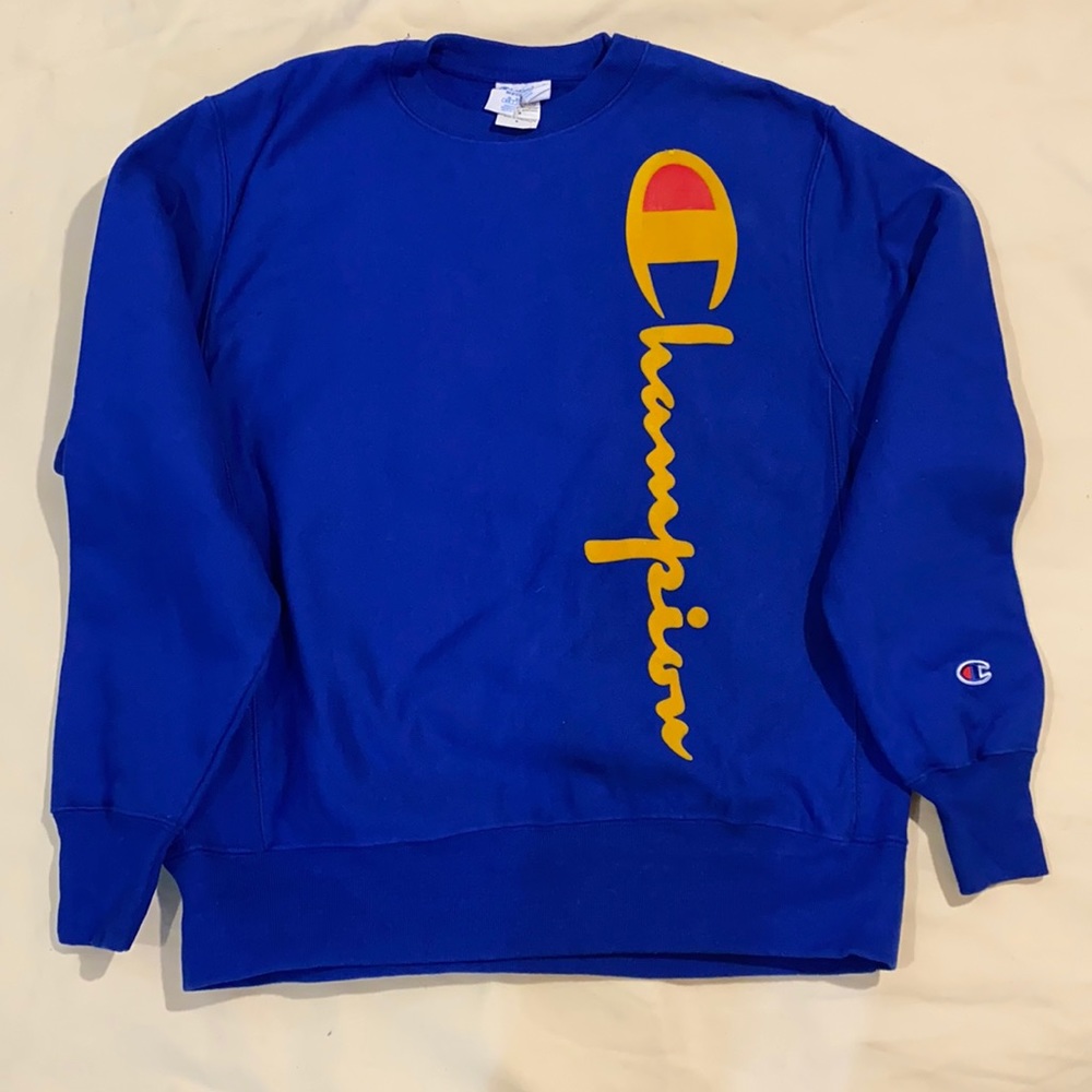 Men’s Blue Champion sweatshirt size M